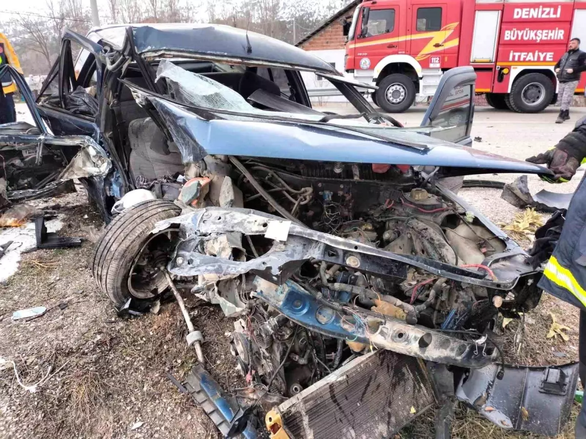 Denizli’de Zincirleme Trafik Kazası: 3 Yaralı