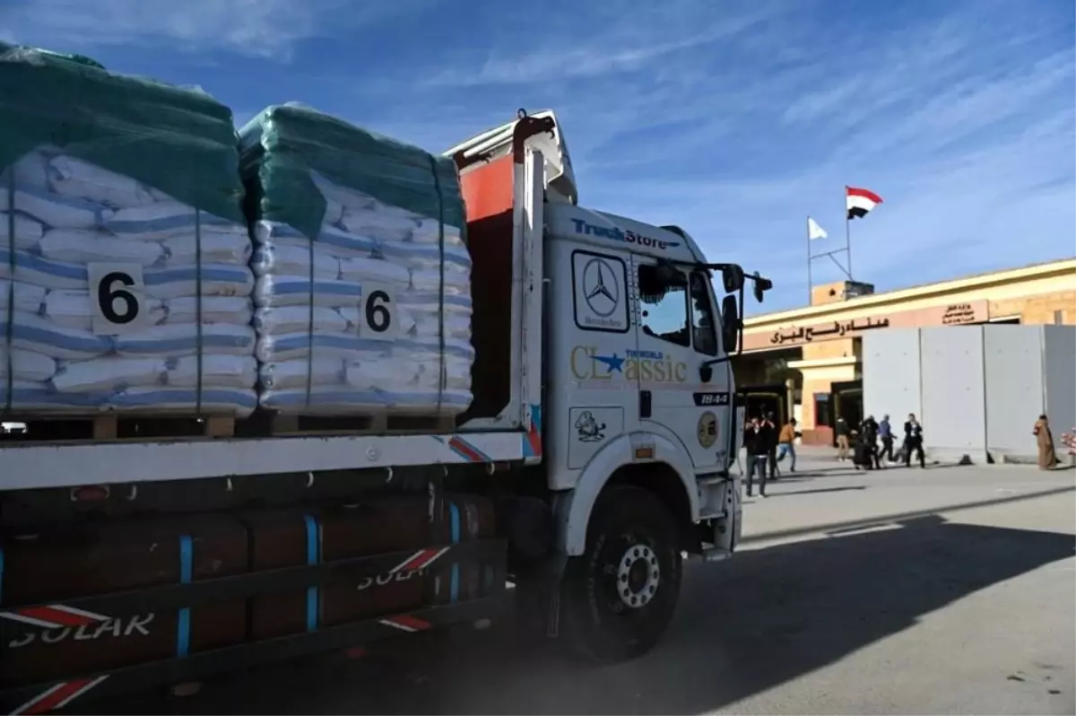BM, Gazze’ye 630 Tır Yardım Gönderdi