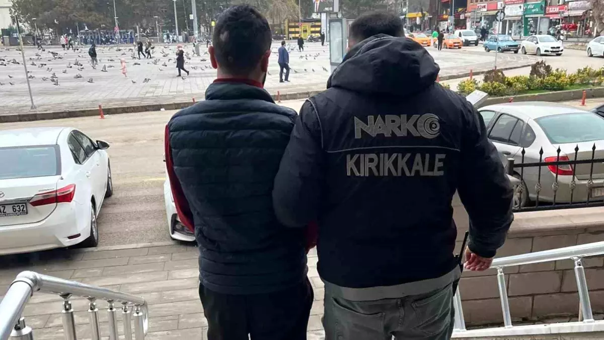Kırıkkale’de Uyuşturucu Hükümlüsü Yakalandı