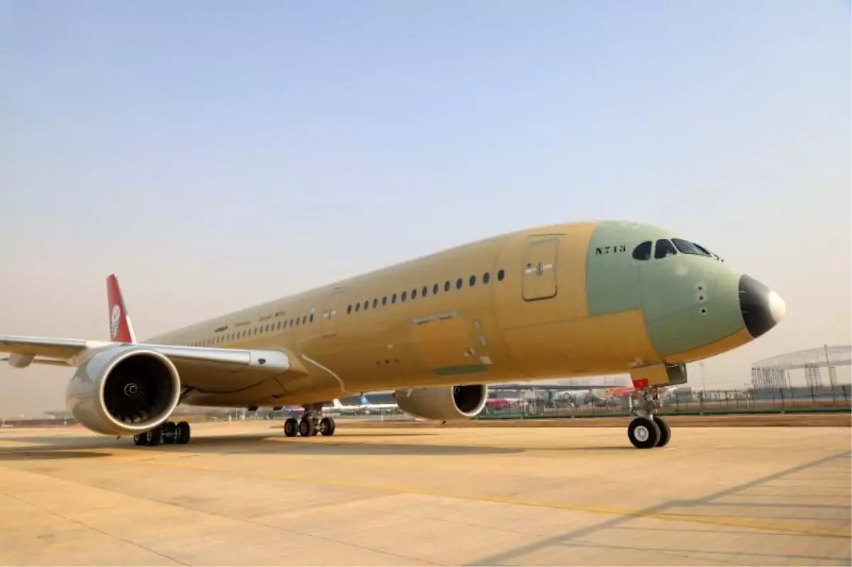Airbus A350 Tianjin’e Ulaştı