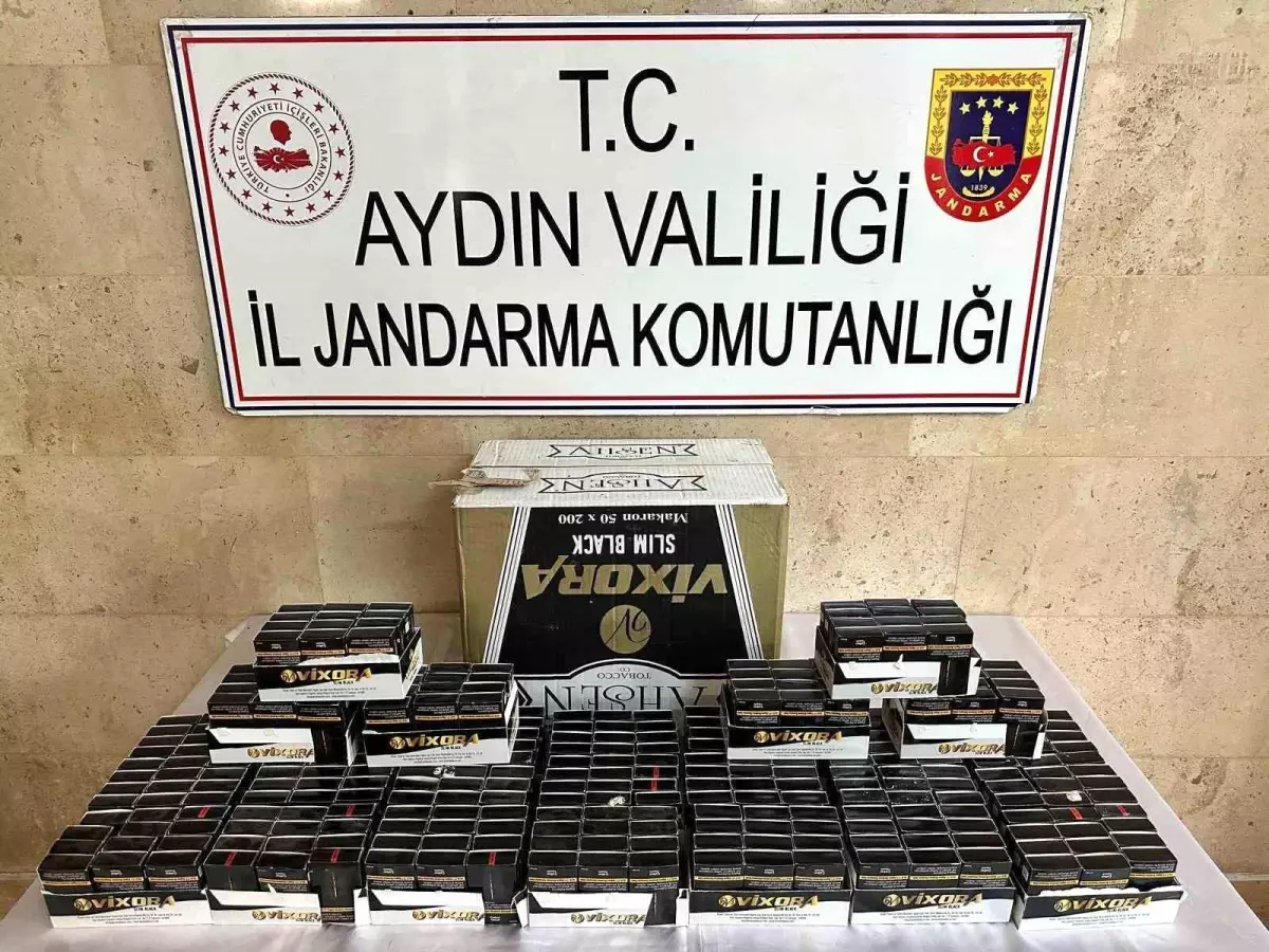 Aydın’da Kaçak Sigara Operasyonu