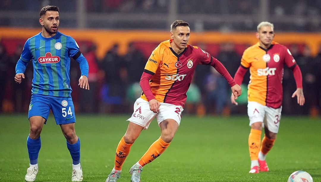 CanlÄ± anlatÄ±m: Galatasaray, Rize deplasmanÄ±nda