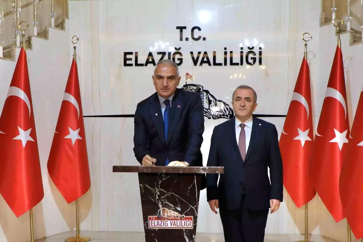 Kültür ve Turizm Bakanı Ersoy, Kahramanmaraş Depremi’nin Yıldönümünde Elazığ’da