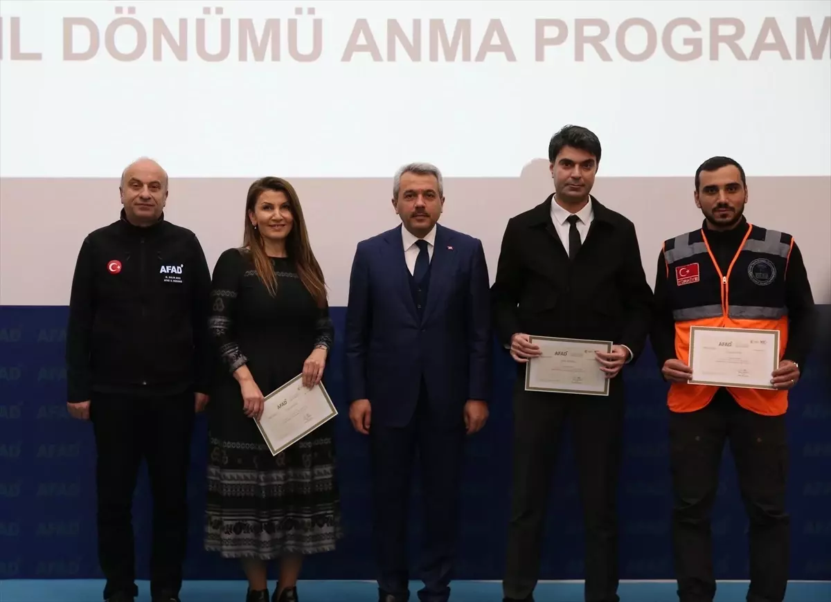 Rize’de Deprem Anma Programı