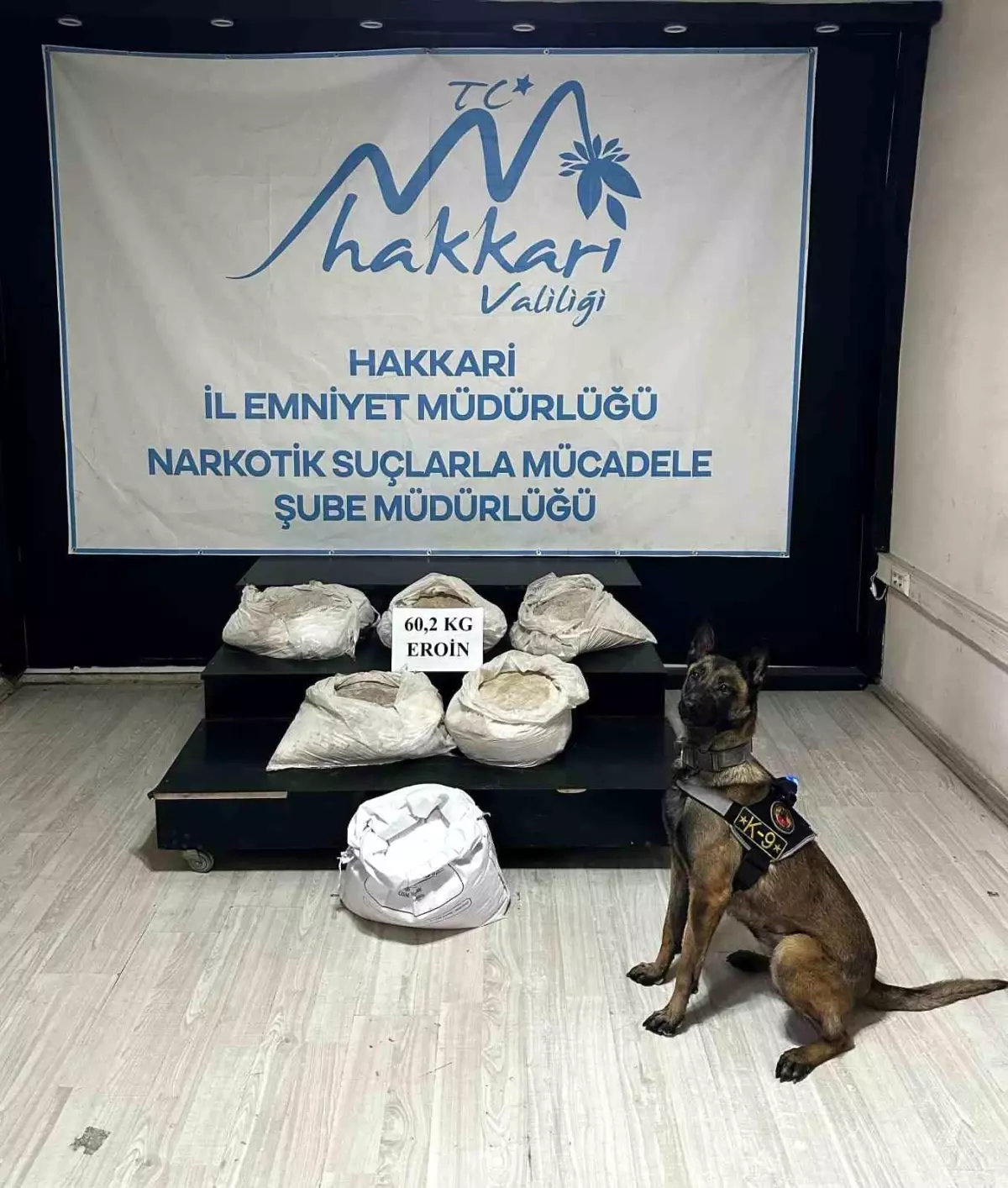 Yüksekova’da Eroin Yakalandı